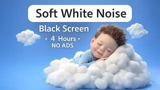 4 Hours of Soft White Noise for Baby Sleep 😴 | Fan Sound | Baby Relaxing Sleep Aid