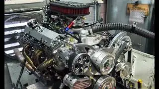 383 Chevy/475 HP AFR Heads/Rollin Thunder ⚡ Roller cam / Polished Wraptor pulley kit Sounds great 👍