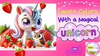 Kids Educational Video: Where a Magical Unicorn Learns Colors! #learning #video #education #rainbow