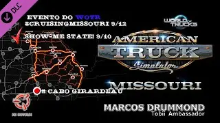 American Truck Simulator - Missouri - Jeff City (MO) x Cabo Girardeau (MO) #cruisingmissouri 9/12