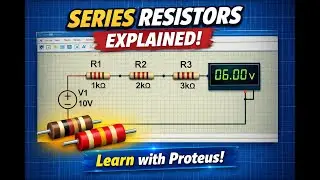 what is Resistor ?, Series Combination of Resistors | Theory + Proteus Simulation
