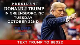 LIVE: President Trump in Greensboro, NC