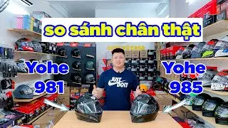 So sánh chi tiết YOHE 985 (1 kính) và YOHE 981 (2 kính)