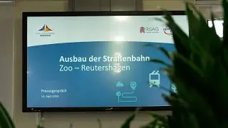 Rostocks neue Straßenbahnstrecke vom Zoo nach Reutershagen