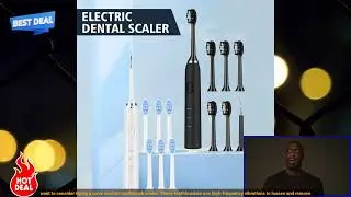 1005005952294206 Sonic Electric Toothbrush Scaler Dental Tartar Removal Brush Adult Too