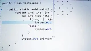 How to print Round Pattern in Java with full practical exmple