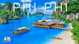 Phi Phi Islands 4K Drone Footage  Thailand&rsquo;s Limestone Paradise & Turquoise Waters