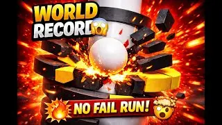 STACK BALL 🤯 WORLD RECORD! Live Gameplay | Stack Ball 3D Crash Platform 🎮 | Shorts