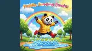 Puddle jumping panda