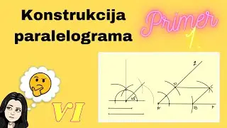 Konstrukcija paralelograma - primer