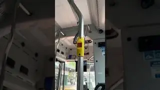 Pressing the bus stop button on Custom Coaches CB60 Evo II #sydneybuses #transportfornsw #shorts