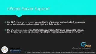 cPanel Server Support