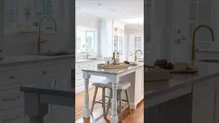 White Kitchen Remodel Cheshire CT | Custom Cabinetry #shorts