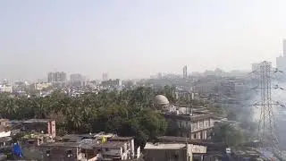 Mumbai Dharavi Drone View