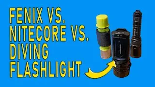 Best Flashlight 2025: Fenix LR35R vs Nitecore SRT7i vs Budget Diving Flashlight