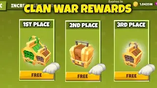 Zooba clan war rewards emerald crate and gold crate or gold toolbox 🔥