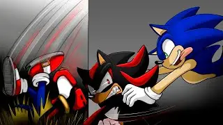 Shadow Is Flirting 😉 | Shadow x Sonic (Sonadow) | Comic Dub