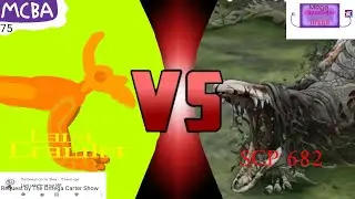 Mega Character Battle Arena 75: SCP 682 VS Lava Crawler