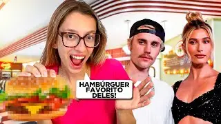 COMI O LANCHE FAVORITO DO JUSTIN BIEBER E DA HAILEY BIEBER