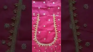 || simple aariwork design || ||Aariwork || #embroidery #aaribusiness #shortvideo