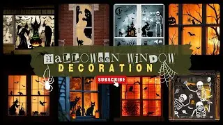 200+ Halloween Window Decorations Ideas to Make Your Neighbors Jealous! | Budget-Friendly