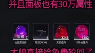 #CNL钞能力 #钞能力代言人邓大帅 #和平精英吃丹修仙 邓大帅上粉丝的号居然有600万的倍率，属性面板也有30万，大帅也是直接给这位粉丝免费轮回了，并且也是给这位粉丝安排了一个冰雪秘典最后成功...