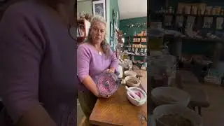 Cindy creates pink rose bath salts, natural magic tutorial