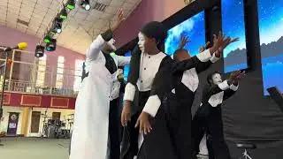 Country lights mime team ministering at school student&rsquo;s conference at full gospel church Makerere