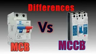 Difference between MCB and MCCB  | key points between mccb Vs mcb | by Reddaiah Polisetty RYB