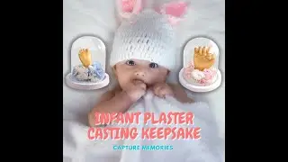 How to make a Baby Casting? 👶Infant DIY Plaster Casting Kit🥰