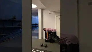One arm Db Seal Row on Box