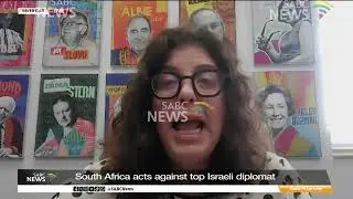 Prof Karen Milner reacts to South Africa acting against top Isreali diplomat