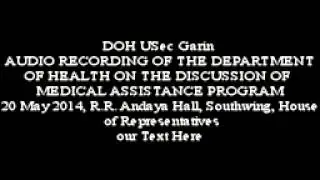 DOH Usec Garin Audio Record