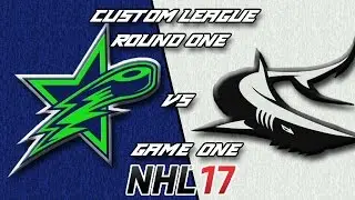 NHL 17 - Custom League - Victoria @ Seattle Round 1 Game 1