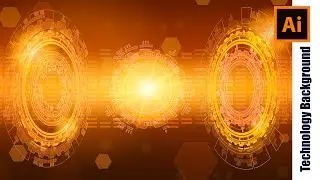 How to make a Technology Background in Adobe Illustrator