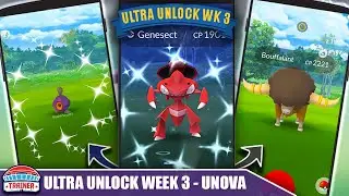 HIDDEN WINS! TOP 5 TIPS *UNOVA WEEK* SHINY GENESECT & ROGGENROLA - ULTRA UNLOCK WEEK 3 | Pok&eacute;mon GO