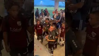 I was in a soccer club, party, a birthday party