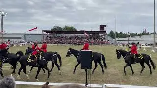 RCMP Musical Ride @ Spencerville Fair 2025 — Royal Canadian Mounted Police Horses