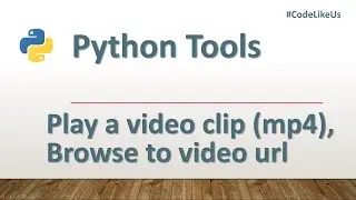 Python tools | Play video (mp4) | Play YouTube video