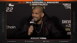 UFC 322 Media Day: Rodolfo Vieira is Complimentary of Bo Nickal's Skills