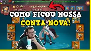 REVIEW DA CONTA NOVA COM 8 MESES! Lords Mobile