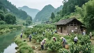 90后小哥放弃广东生意，回归贵州大山创业，决定打造出一个世外桃源！【乡村阿泰】