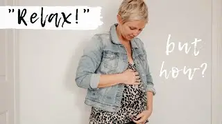One really simple practice for dealing with anxiety in pregnancy // first trimester anxiety
