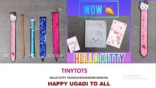 Hello Kitty Themed Book Mark Making