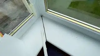 How to fix a loose window board in conservatory