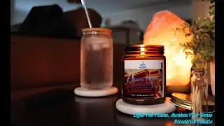 BlissWick Candle - Amber Jar Candle Ad