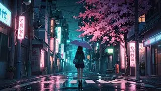 Quiet Rain in Tokyo at Night 🌙🌧️ Deep Relax Mode