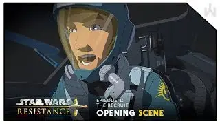 Star Wars: Resistance | S01E01 - The Recruit | Opening Scene (2018)