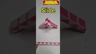 How To Make A Slide - 24 Pieces Magic Snake Puzzle #rubiksnake #magicruler #rubikran #snakecube