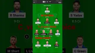 MI VS PBKS #dream11 #teem #ipl #cricket